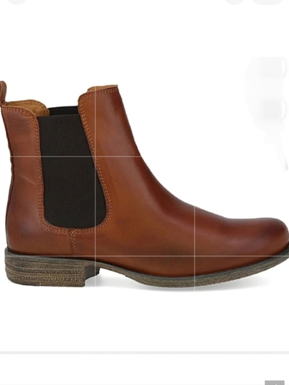 Miz Mooz Women's Lewis Chelsea Boots Brandy Size 8.5 US 39 EU